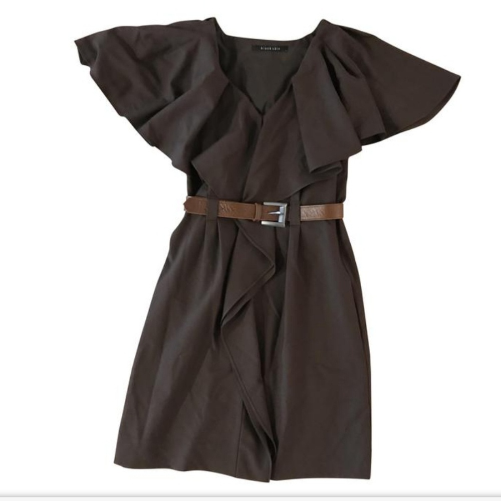 Black halo brown cocktail dress size 6